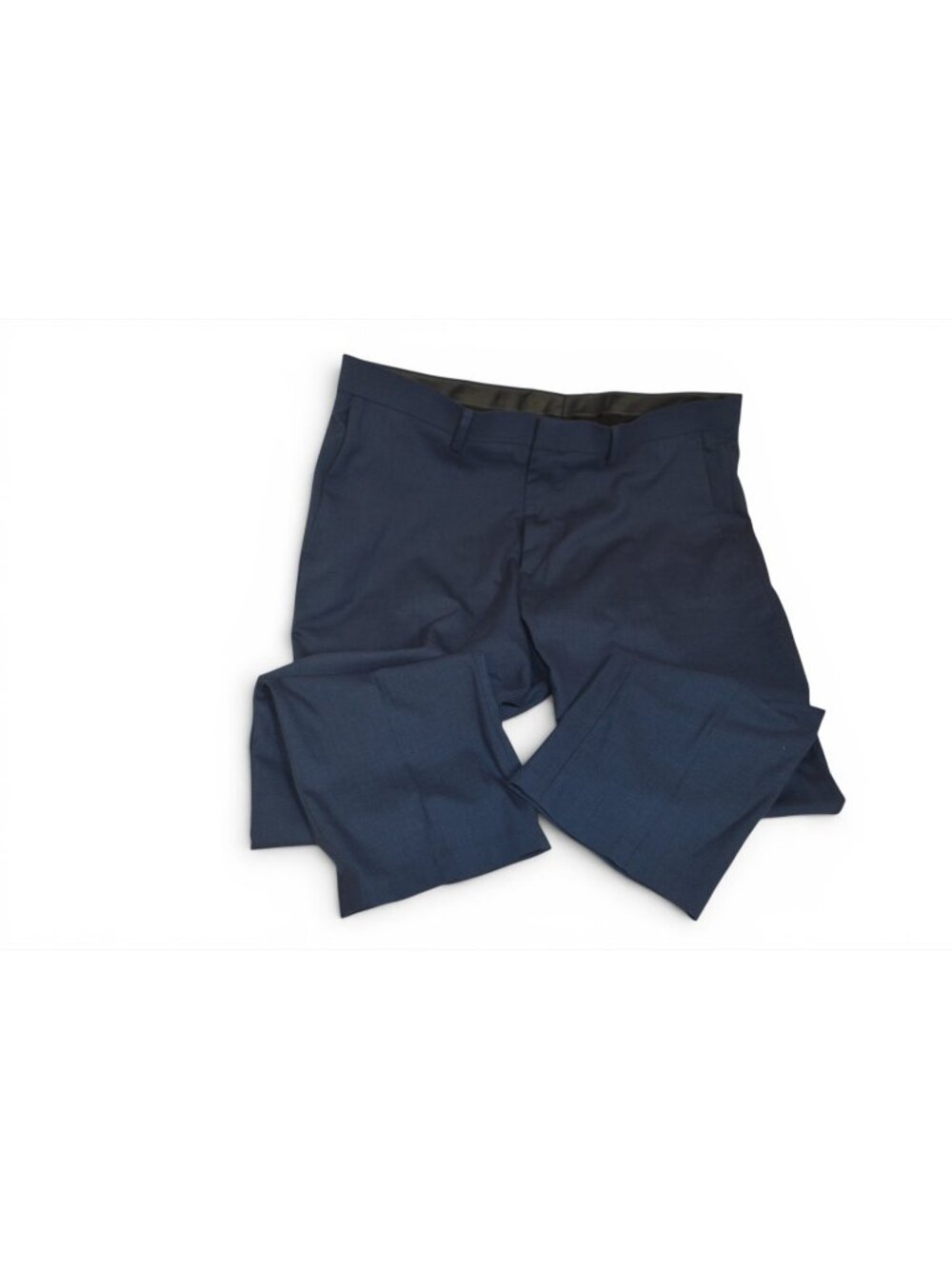 Reaction Kenneth Cole Men's Dress Pants Navy 38x32 Stretch Flat Front